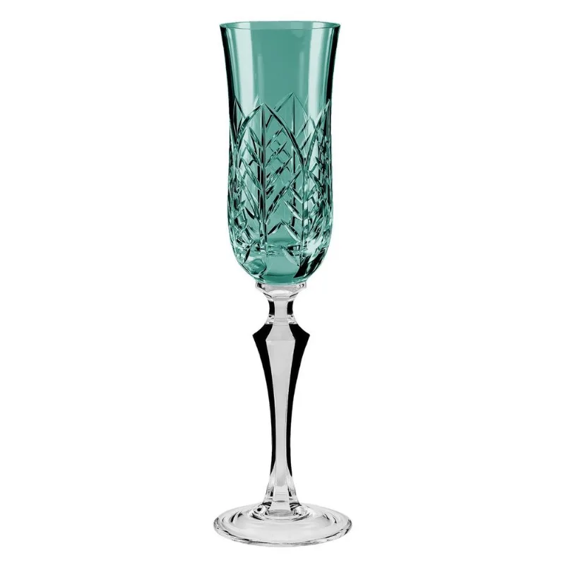 Taça de Cristal Strauss Champagne - 225 ml - Folhas Orvalho