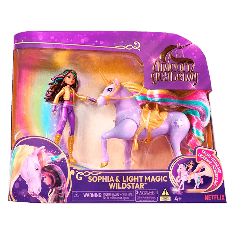 Unicorn Academy Sophia & Wildstar con Luces
