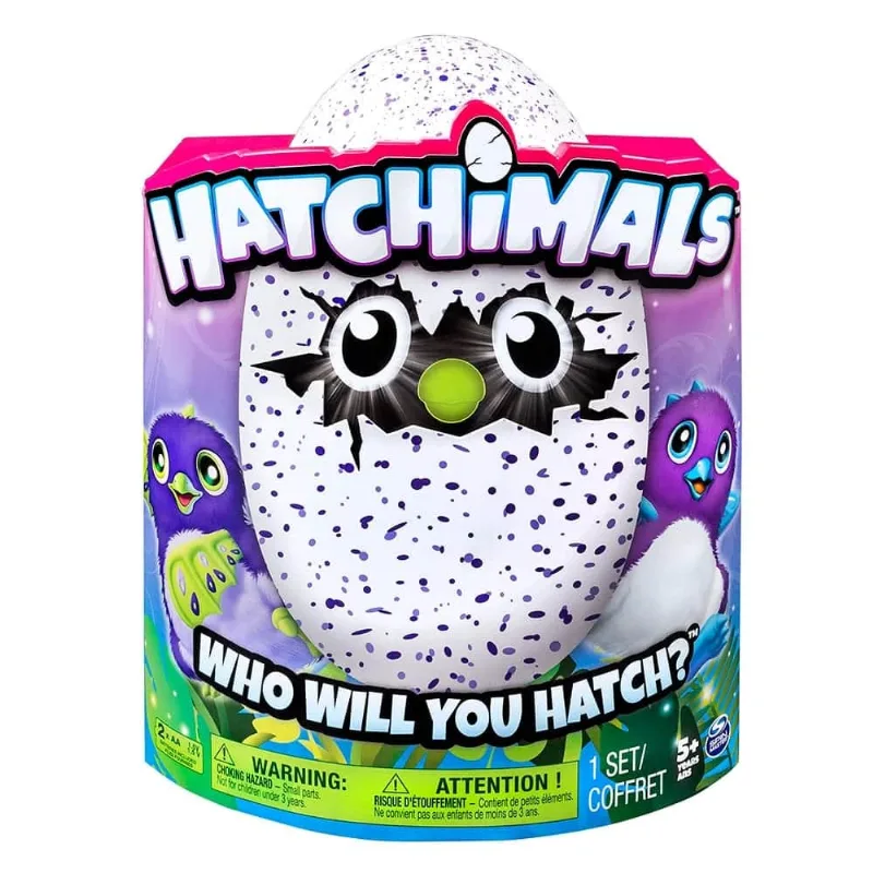 Huevo Hatchimal Pengualas Verde Y Violet