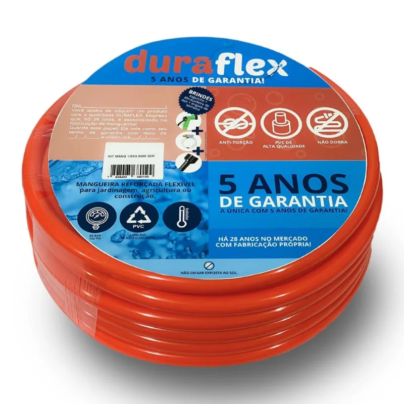 Mangueira De Jardim 20 Metros Que Não Dobra - Kit Completo
