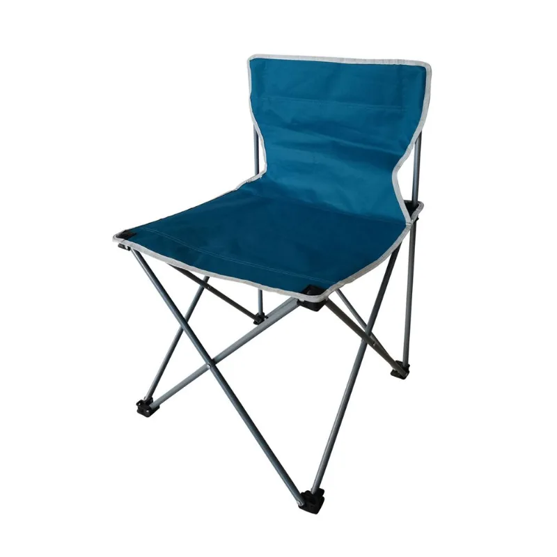 Silla de camping azul