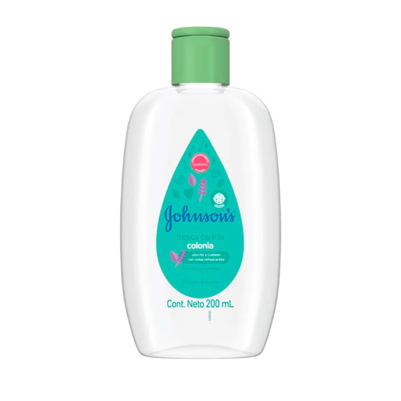 Colonia Para Bebé Johnson's® Fresca Caricia X 200 Ml