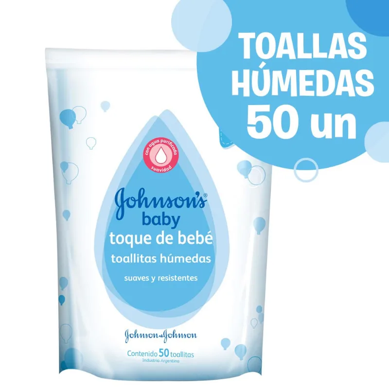 Toallitas Húmedas Para Bebé Johnson's® Toque De Bebe X 50 U