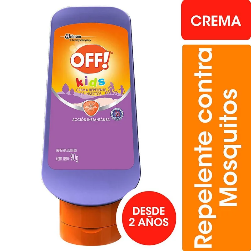 Repelente para mosquitos Off! kids crema 90 g.