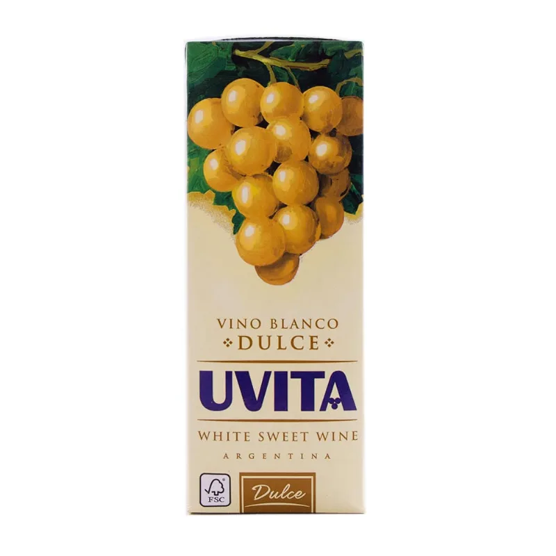 Vino Blanco Dulce Uvita 1 L