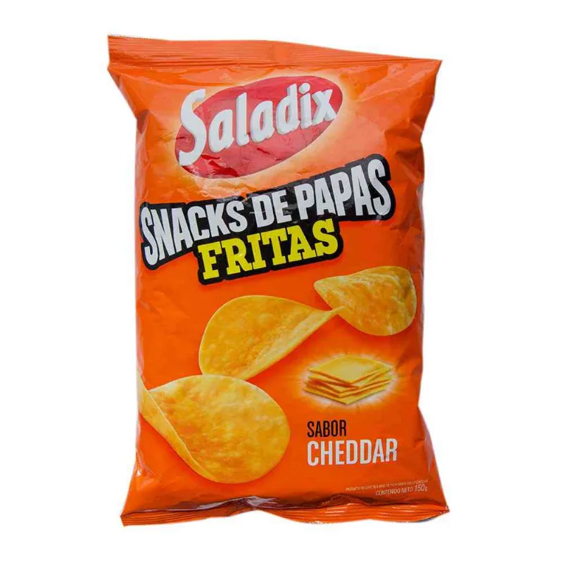 Saladix Snack Chedar X135g Saladix Snack De Papas Fritas Cheddar 150 Gr