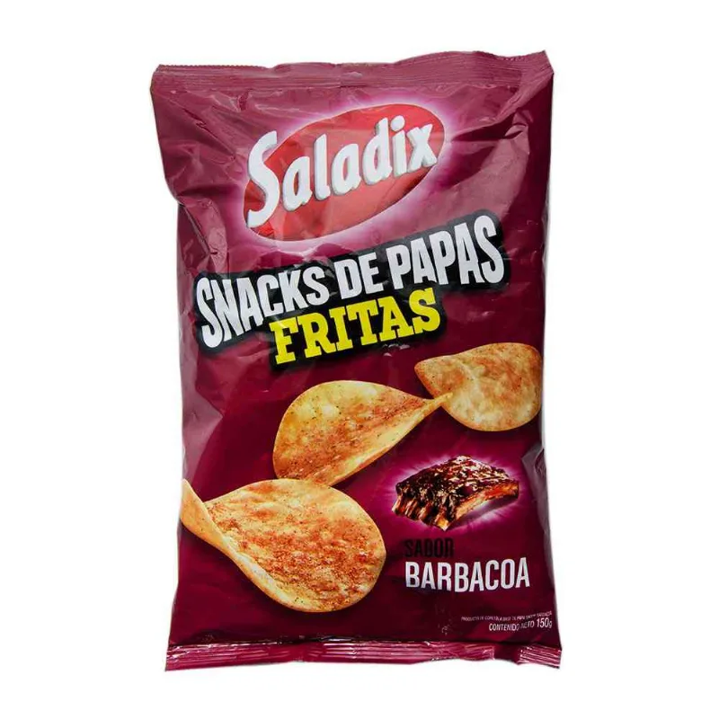 Saladix Snack Barbacoa X150g Saladix Snack De Papas Fritas Barbacoa 150 Gr