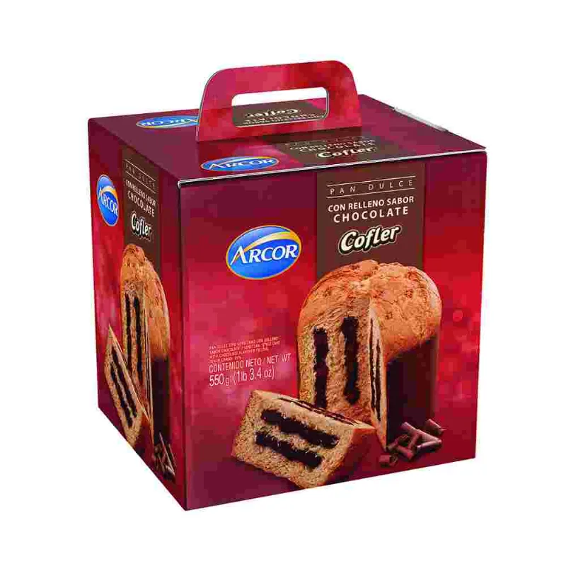 Pan Dulce Relleno Arcor Choco X600g-cja-gr.-600