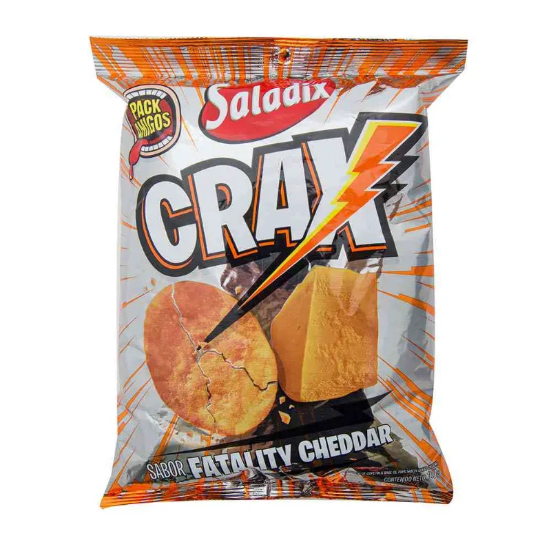 Snacks Saladix Crax Cheddar 100 Gr