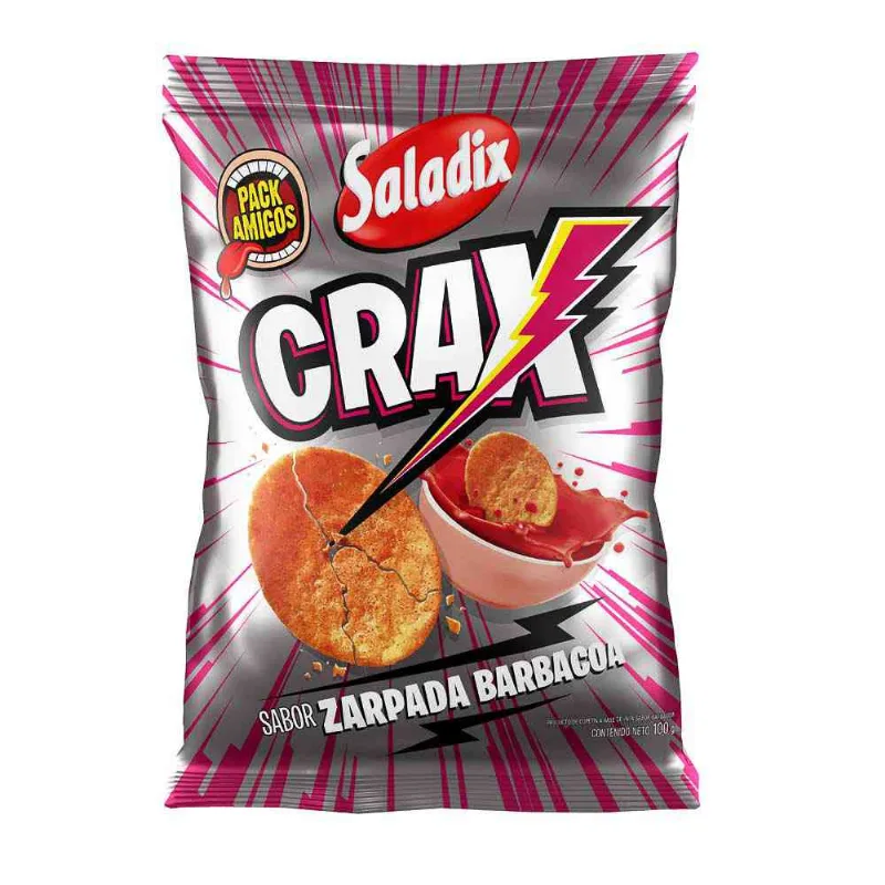 Saladix Crax Snacks Saladix Barbacoa 100 Gr