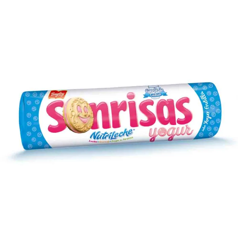 Galletitas Sonrisas Rellenas Yogurt X117g Galletitas Sonrisas Rellenas Yogurt 117 Gr