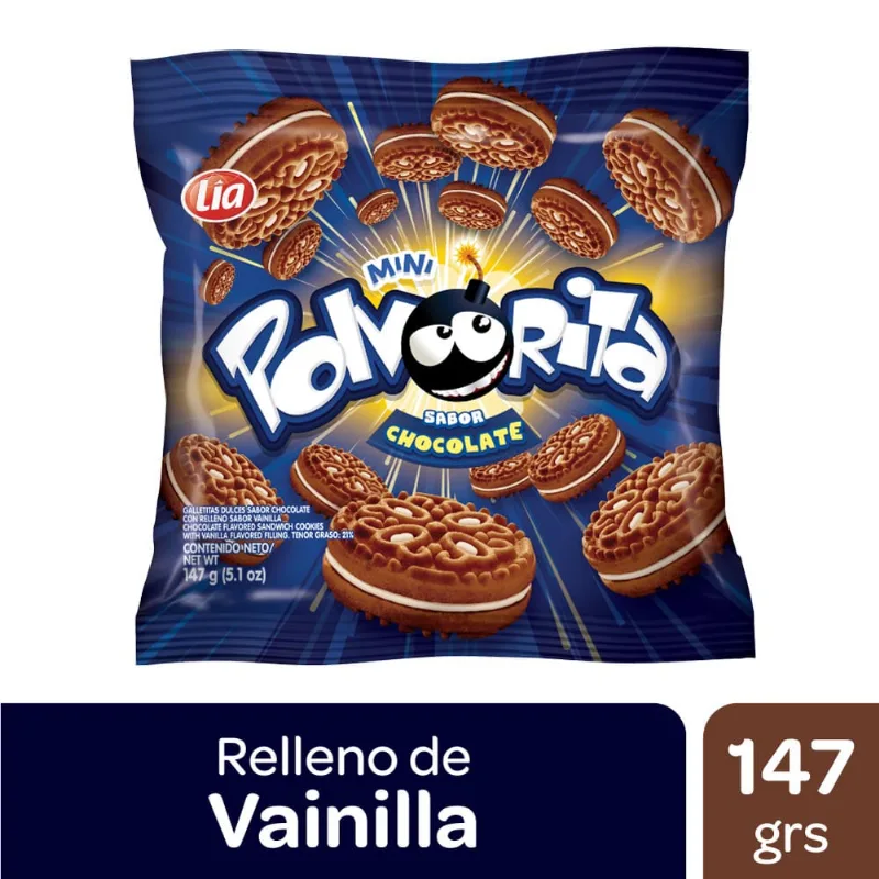 Galletita Mini Polvorita Chocolate X147gr