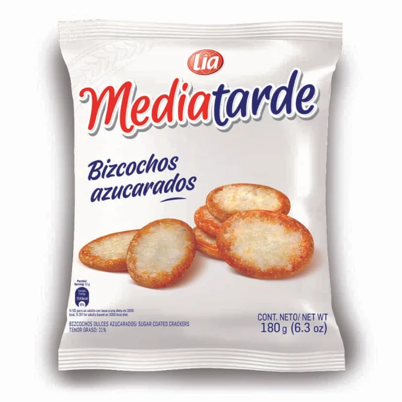 Bizcochos Media Tarde Azucarado180g