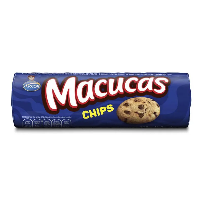 Galletitas Macucas Chips 118gr
