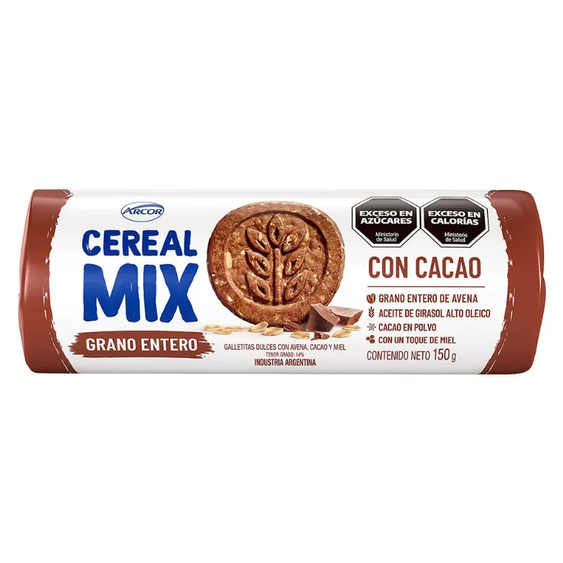 Galletitas Cereal Mix Sabor Cacao x 150 g