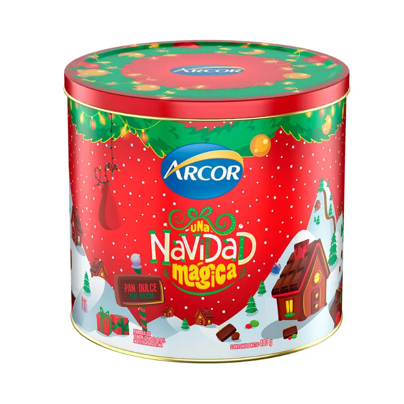 Pan Dulce Con Frutas Lata 400g Arcor
