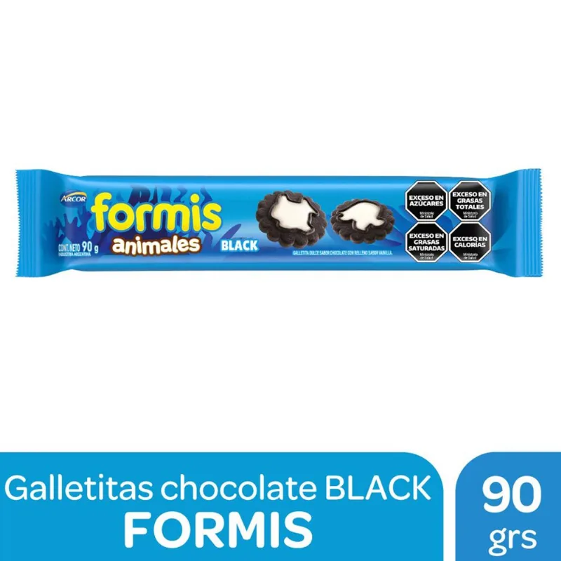 Galletitas dulces Formis chocolate rellenas de vainilla 90 grs