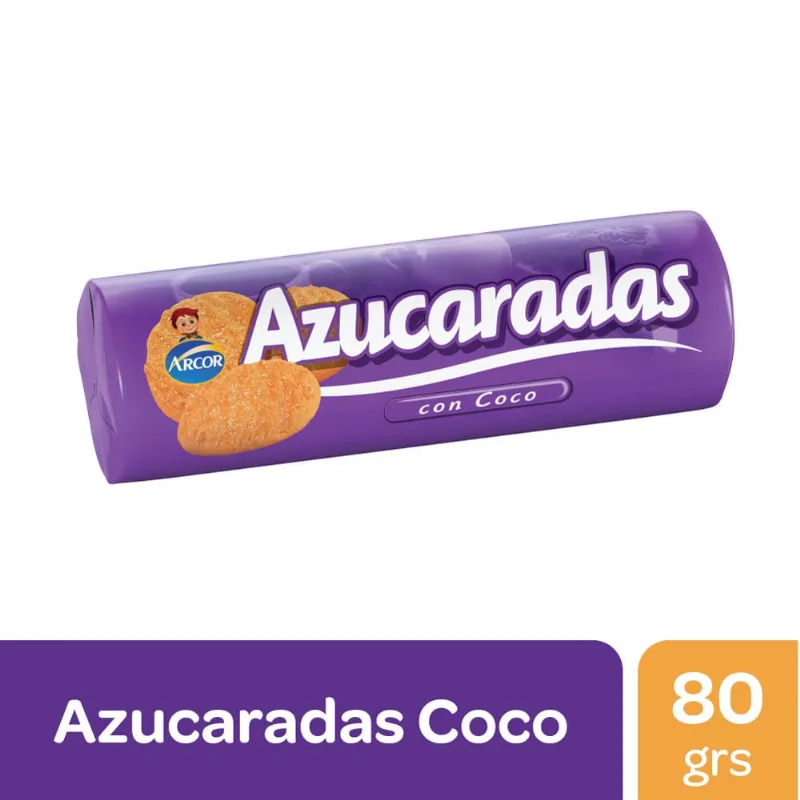 Galletitas Azúcaradas Coco 80 Gr