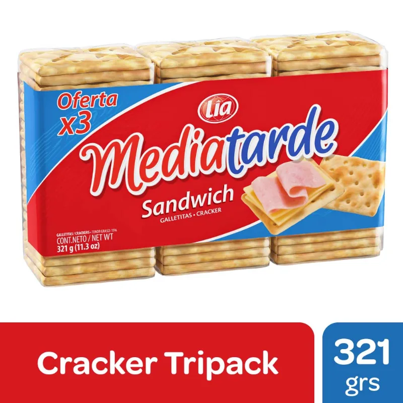 Galletitas De Agua Media Tarde 321 Gr