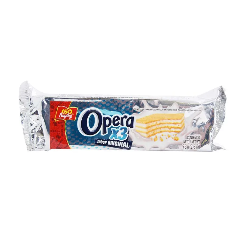 Galletitas Obleas Opera X 75 Gr. Galletitas Opera Triple 75 Gr
