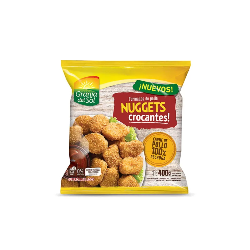 Nuggets De Pollo Granja Del Sol X 400 Grs