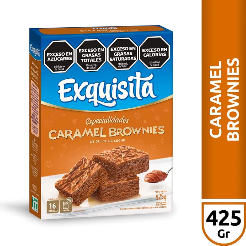 Brownies Exquisita Caramel 425 Gr