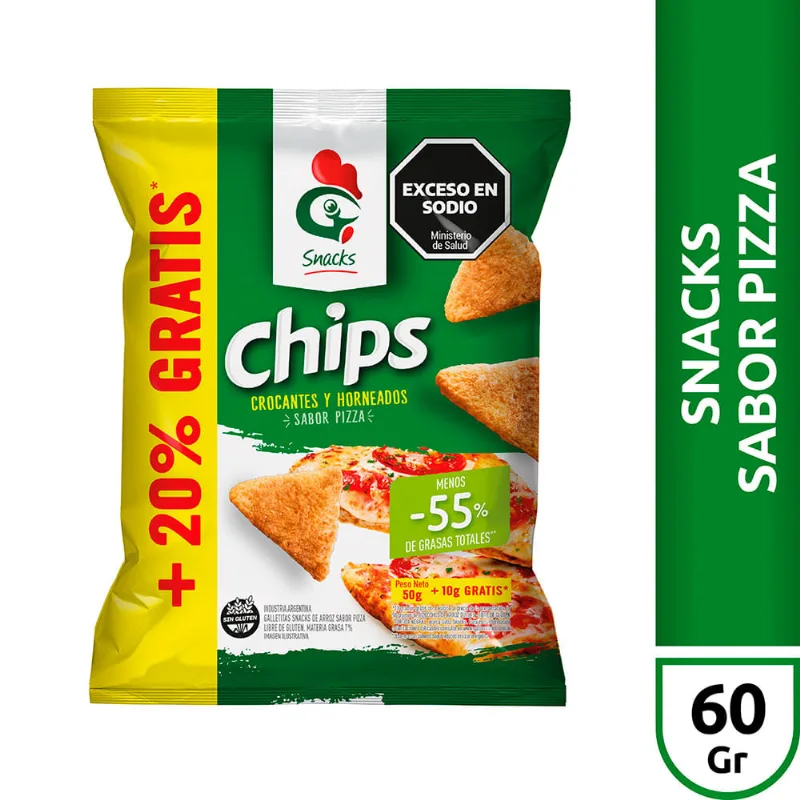 Galletitas Snacks Gallo Sabor Pizza 60 Gr