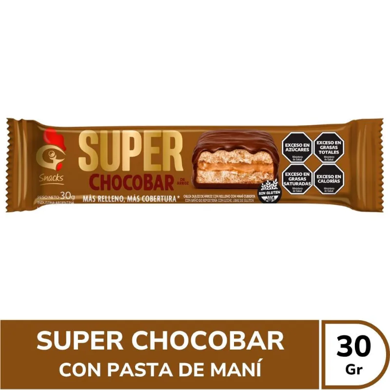 Snacks Gallo Super Chocobar Mani 30gr