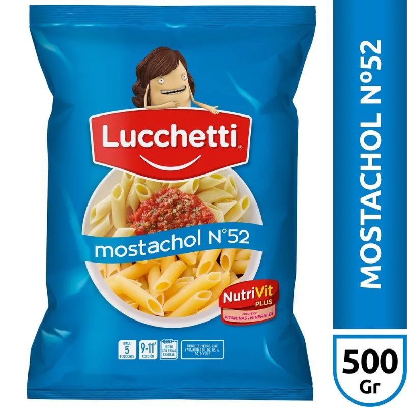 Fideos Mostachol N°51 500 Grs Luchetti