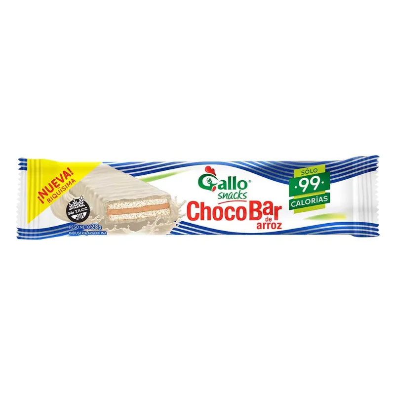 Oblea Chocolate Blanco Gallo Snack 20 Gr