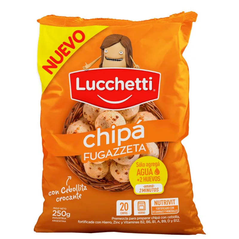 Premezcla Lucchetti Chipa Fugazzeta 250 Gr