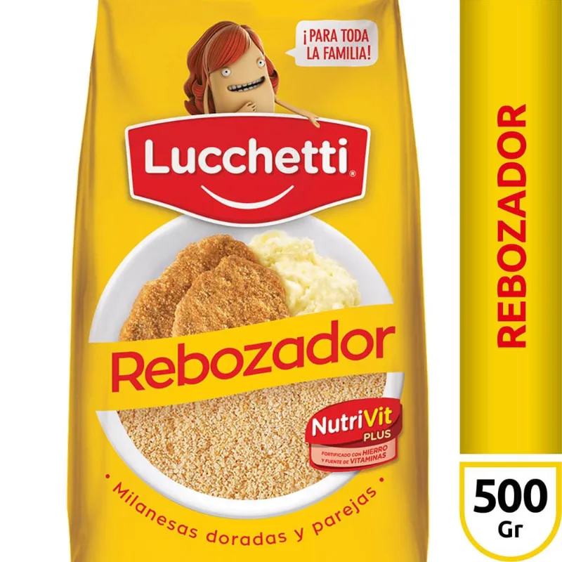 Rebozador Sabor Pan rallado Familiar 500 Grs Lucchetti