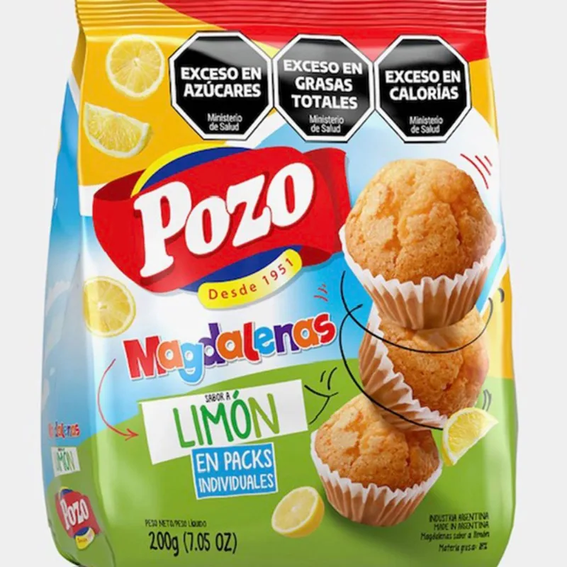 Magdalena Pozo sabor limón 200 g.
