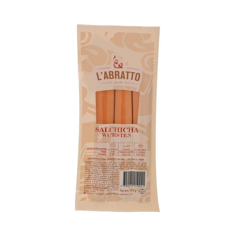 Salchichas wursten Labratto flow pack x 3 uni