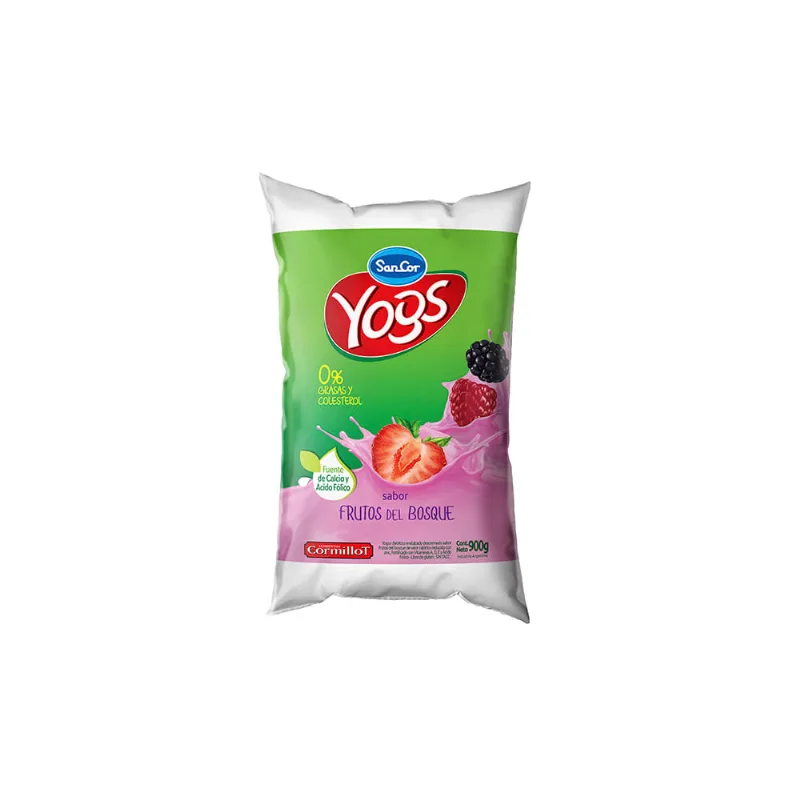 Yogurt Bebible Yogs Light Frutos Del Bosque 900 Gr