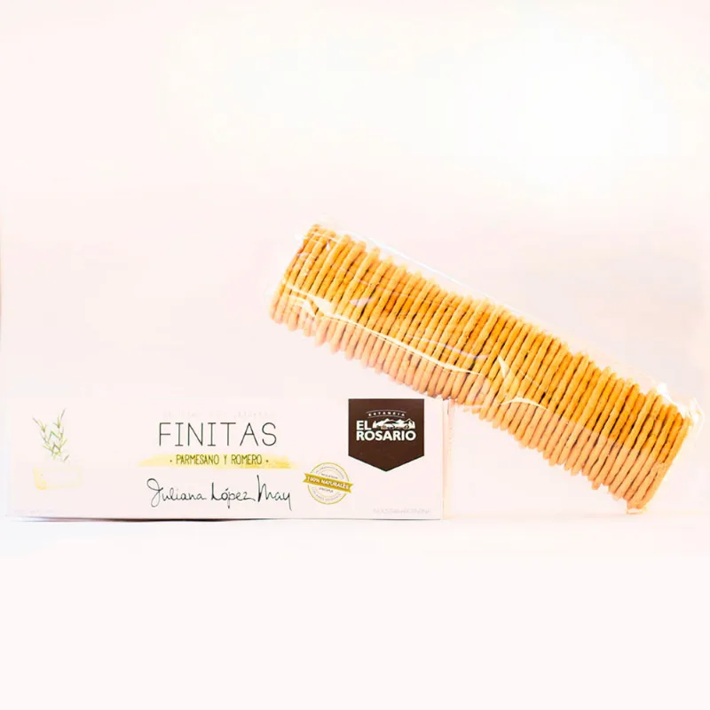 Galletitas Finitas Parmesano Y Romero 160 Gr