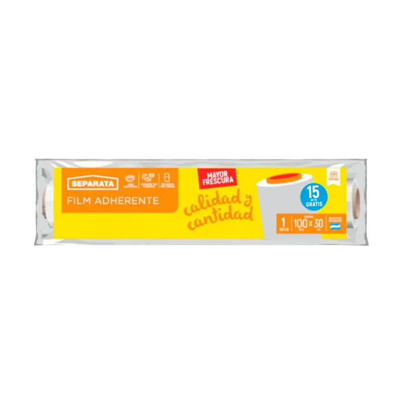 Rollo film adherente Separata 30 cm x 100 mts