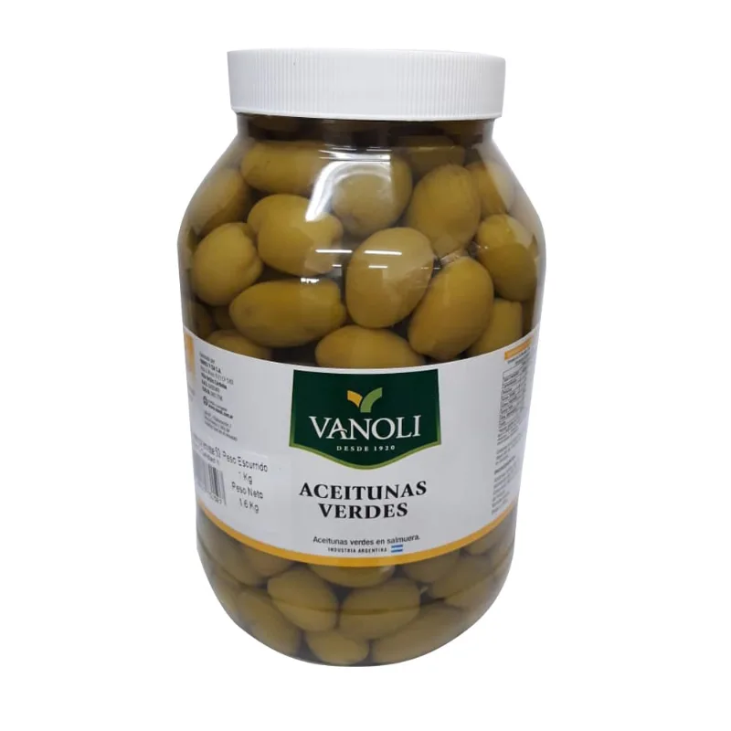 Aceitunas Verdes Arauco 1 Kg Vanoli Aceitunas Verdes Vanoli 1 Kg