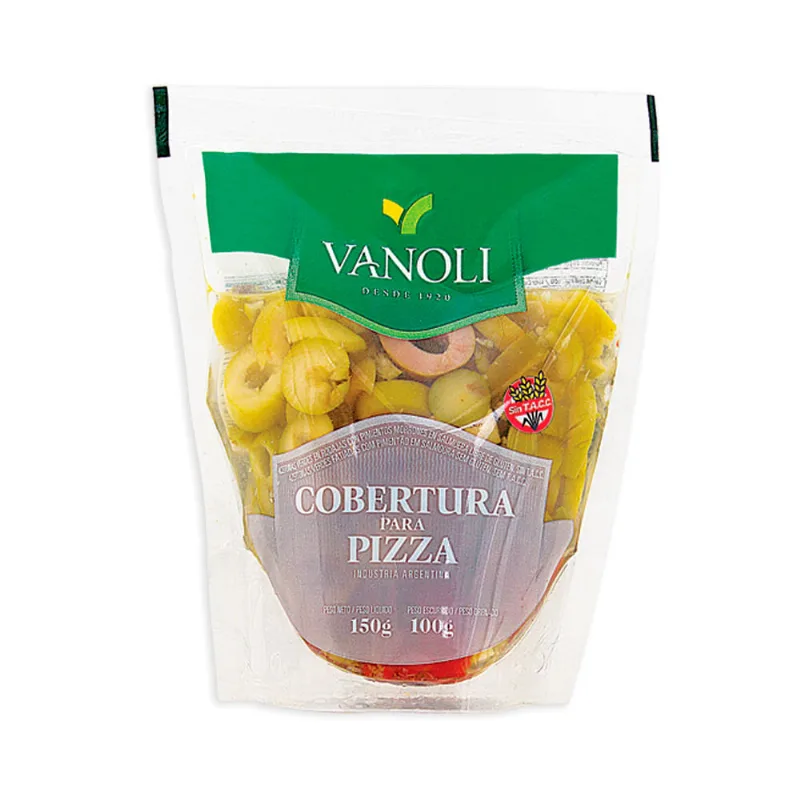 Aceitunas Rodajas Con Morrón X 150 Gr Vanoli
