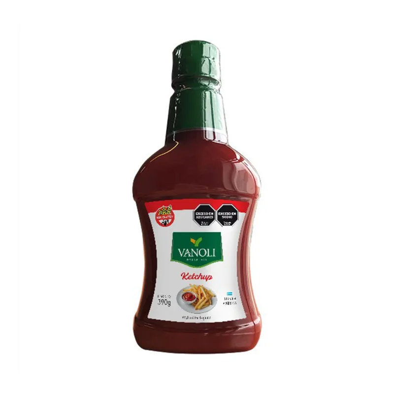 Salsa Ketchup Pet X 390 Cc Vanoli