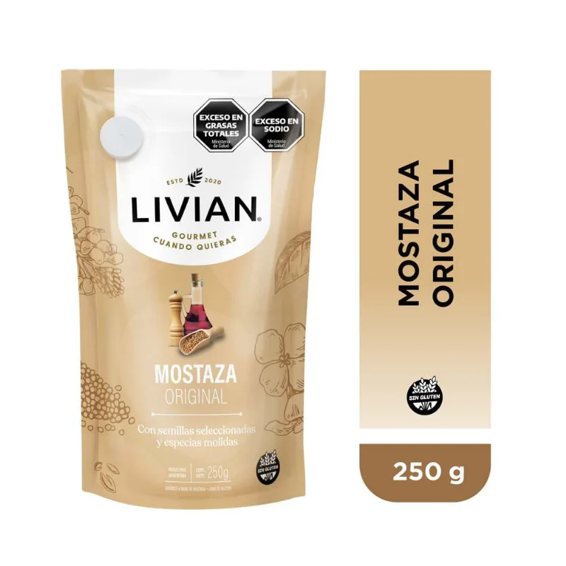 Mostaza Livian 250 Gr