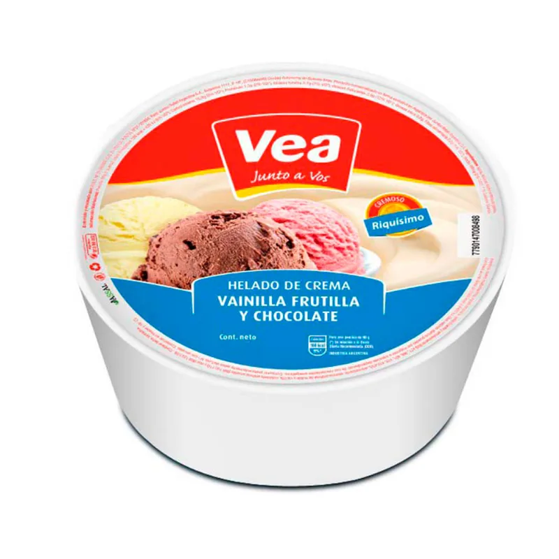 Helado Vea Balde Choc/vain/frut