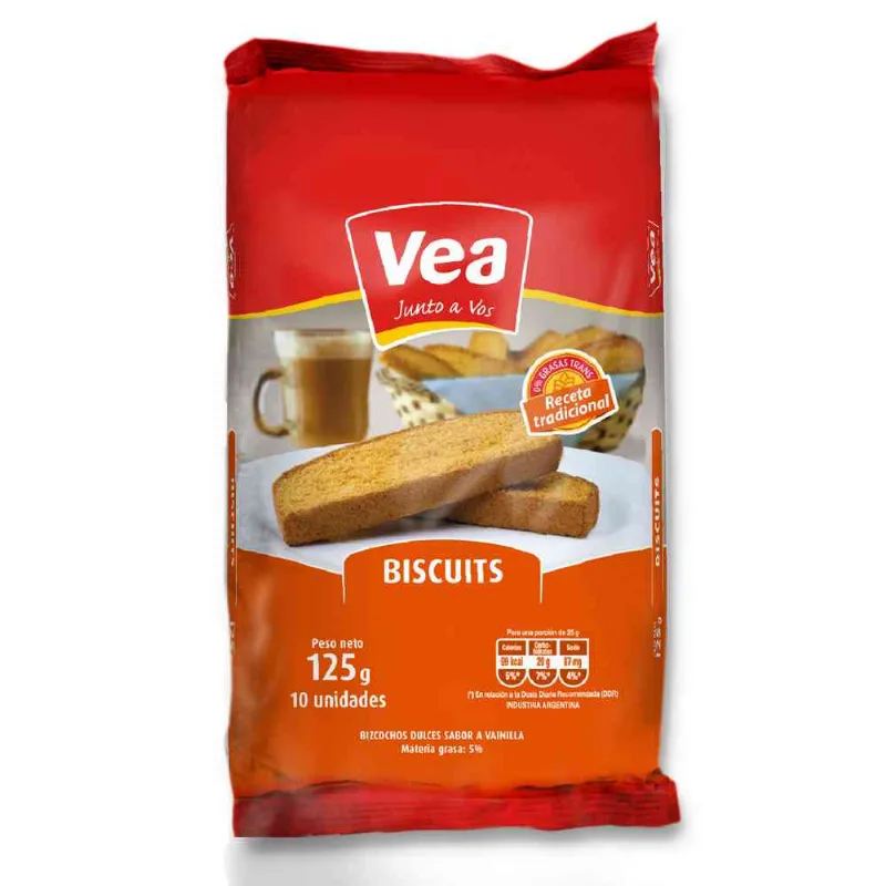 Biscuits Vea X125 Gr-paq-gr.-125