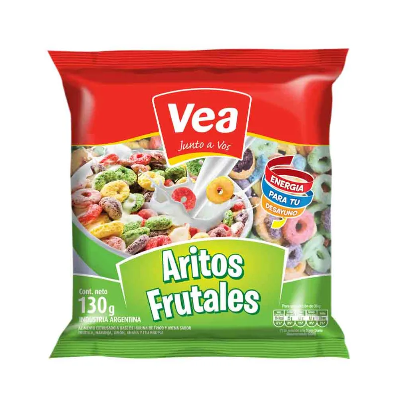 Aritos Frutales Vea- X 130gr