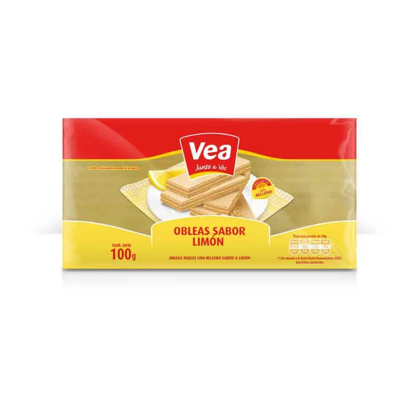 Galletitas Vea Obleas De Limón Galletitas Vea Obleas De Limón