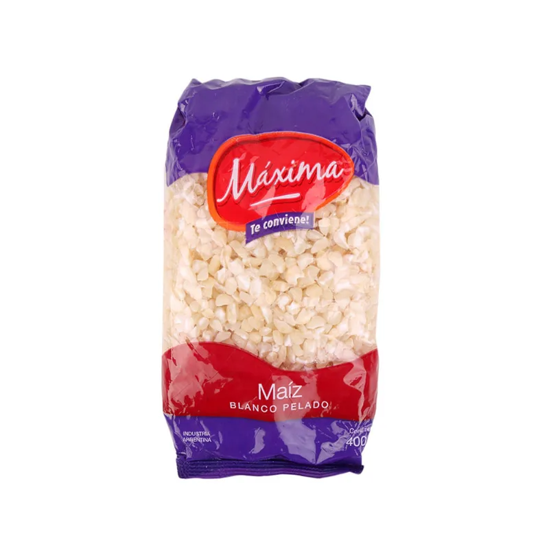 Maiz Pelado Blanco Maxima Te Conviene 400 Gr