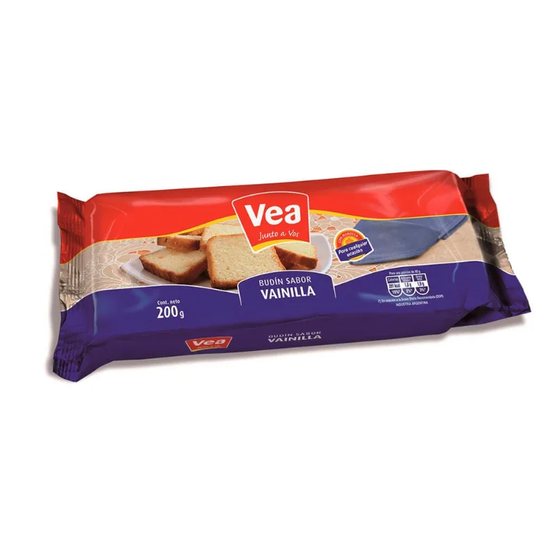 Budin Vainilla 200gr Vea Mp
