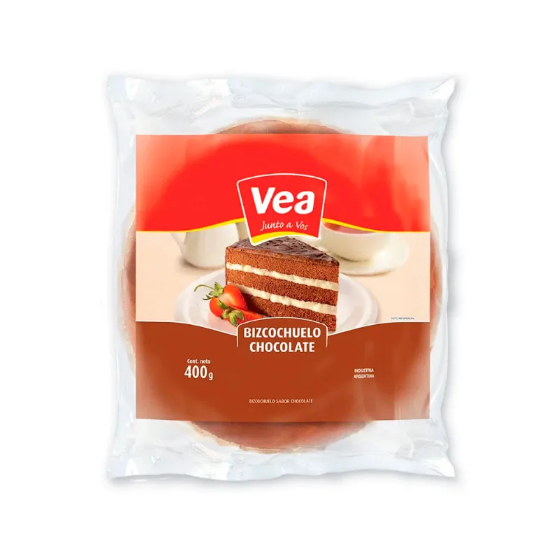 Bizcochuelo Chocolate 400gr Vea