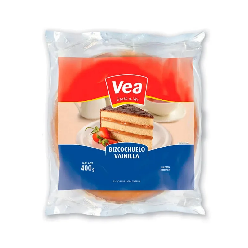 Bizcochuelo Vainilla 400gr Vea