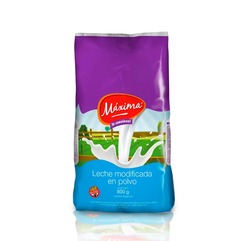 Leche Modificada En Polvo Maxima 800 Gr Maxima Mp